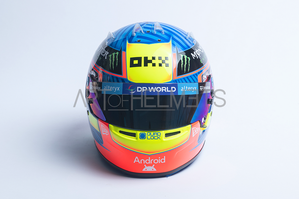 Oscar Piastri 2024 F1 Full-Size 1:1 Replica Helmet