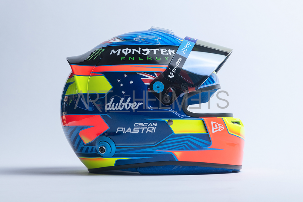 Oscar Piastri 2024 F1 Full-Size 1:1 Replica Helmet