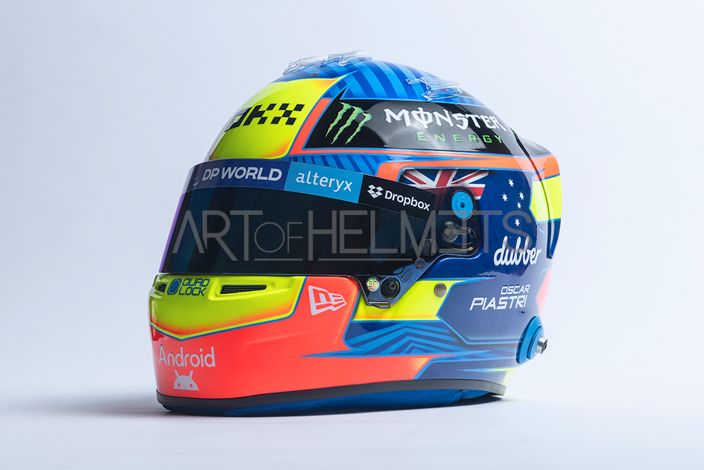 Oscar Piastri 2024 F1 Full-Size 1:1 Replica Helmet