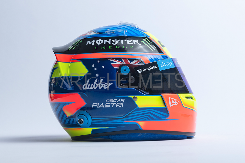 Oscar Piastri 2024 F1 Full-Size 1:1 Replica Helmet