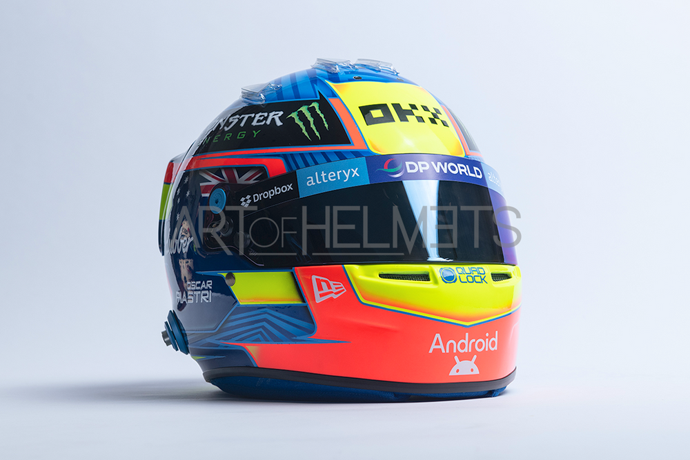 Oscar Piastri 2024 F1 Full-Size 1:1 Replica Helmet