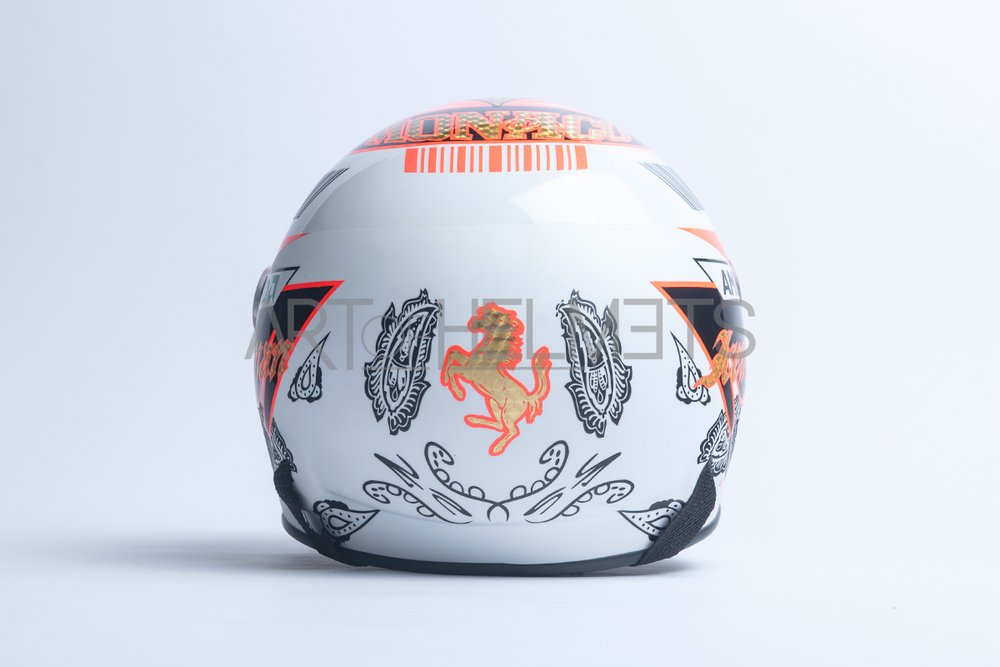 Kimi Räikkönen 2008 Monaco Grand Prix Full-Size 1:1 Replica Helmet