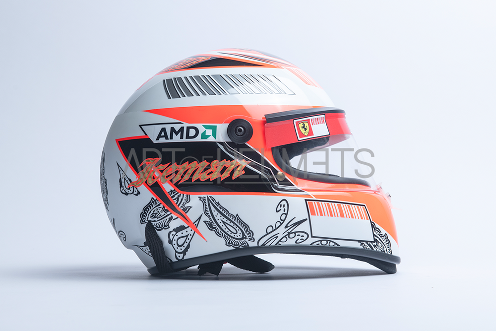 Kimi Räikkönen 2008 Monaco Grand Prix Full-Size 1:1 Replica Helmet