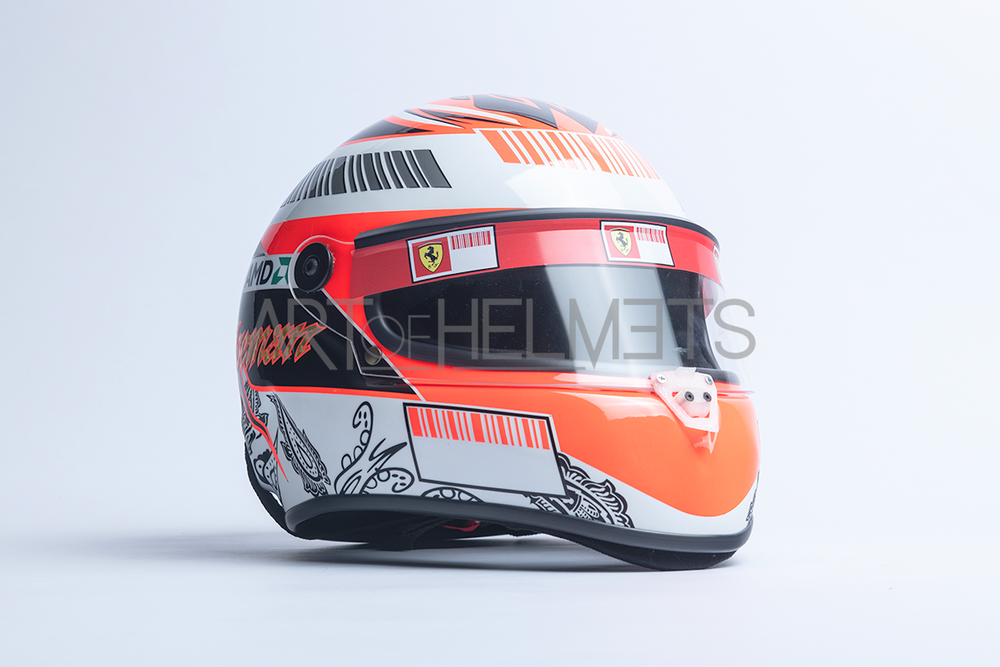 Kimi Räikkönen 2008 Monaco Grand Prix Full-Size 1:1 Replica Helmet