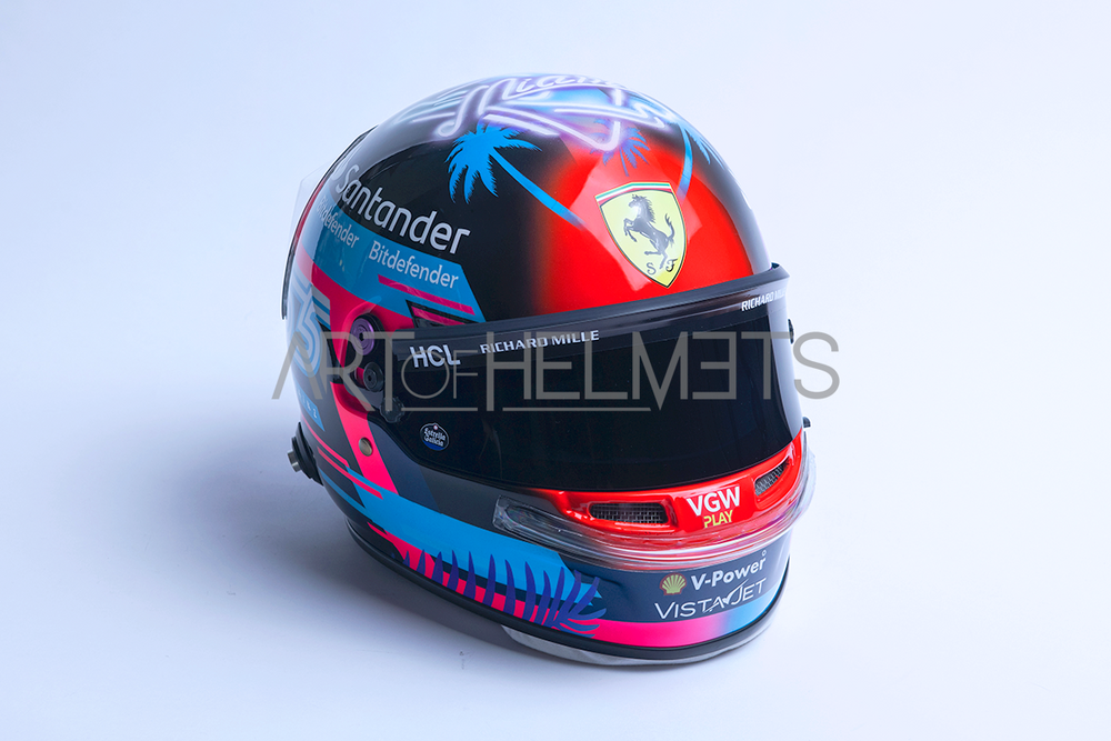 Carlos Sainz 2023 Miami Grand Prix F1 Full-Size 1:1 Replica Helmet