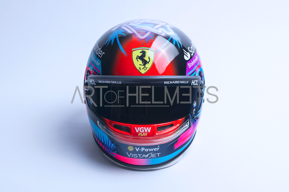 Carlos Sainz 2023 Miami Grand Prix F1 Full-Size 1:1 Replica Helmet