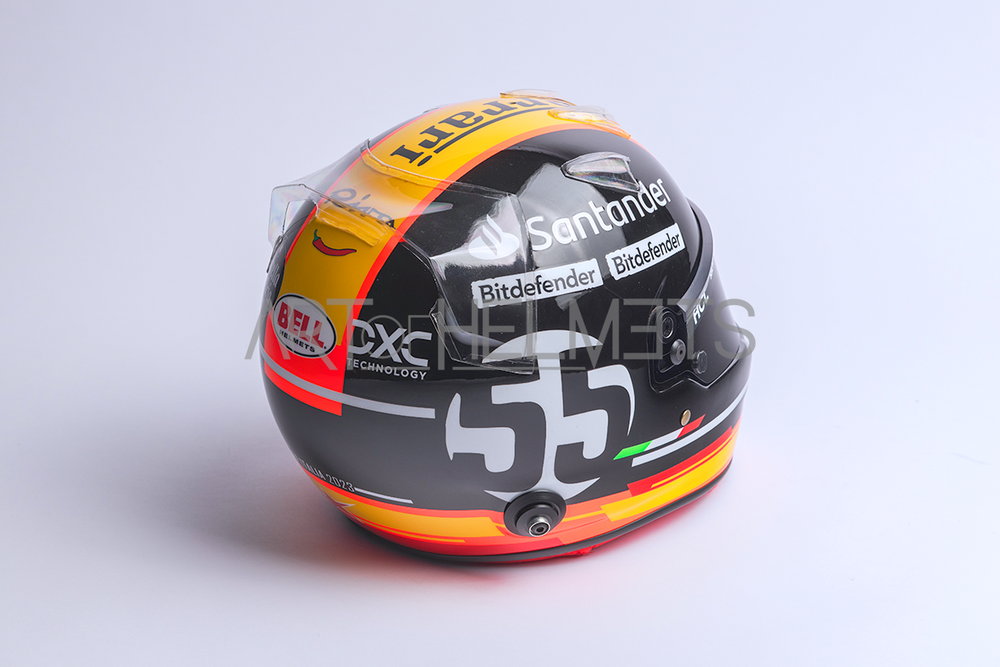 Carlos Sainz 2023 Monza Grand Prix F1 Full-Size 1:1 Replica Helmet