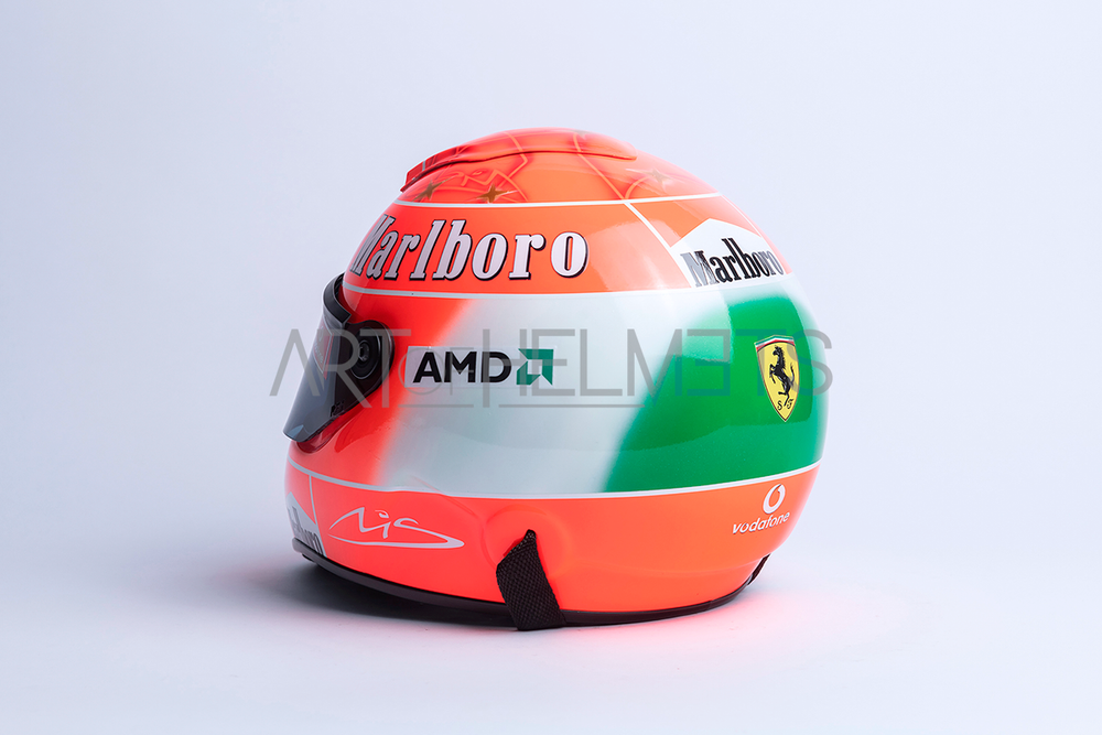 Michael Schumacher 2004 F1 Monza GP Full-Size 1:1 Replica Helmet