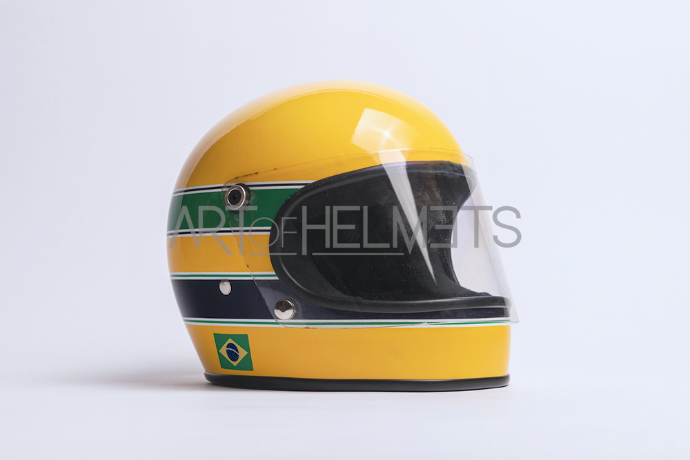 Ayrton Senna 1981 Formula Ford 1600 Full-Size 1:1 Replica Helmet