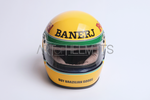 Ayrton Senna 1983 FIRST FORMULA 1 TEST Full-Size 1:1 Replica Helmet