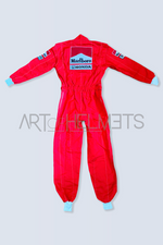 Ayrton Senna 1988 F1 Race Embroidered Suit Replica