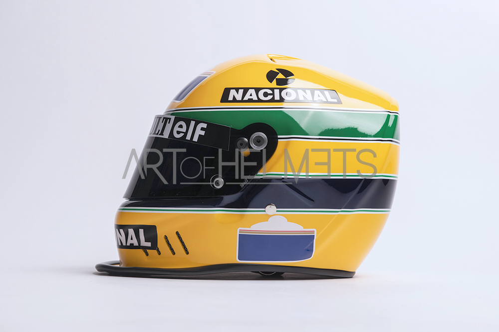 Ayrton Senna 1994 F1 TEST CIRCUIT PAUL RICARD Full-Size 1:1 Replica Helmet