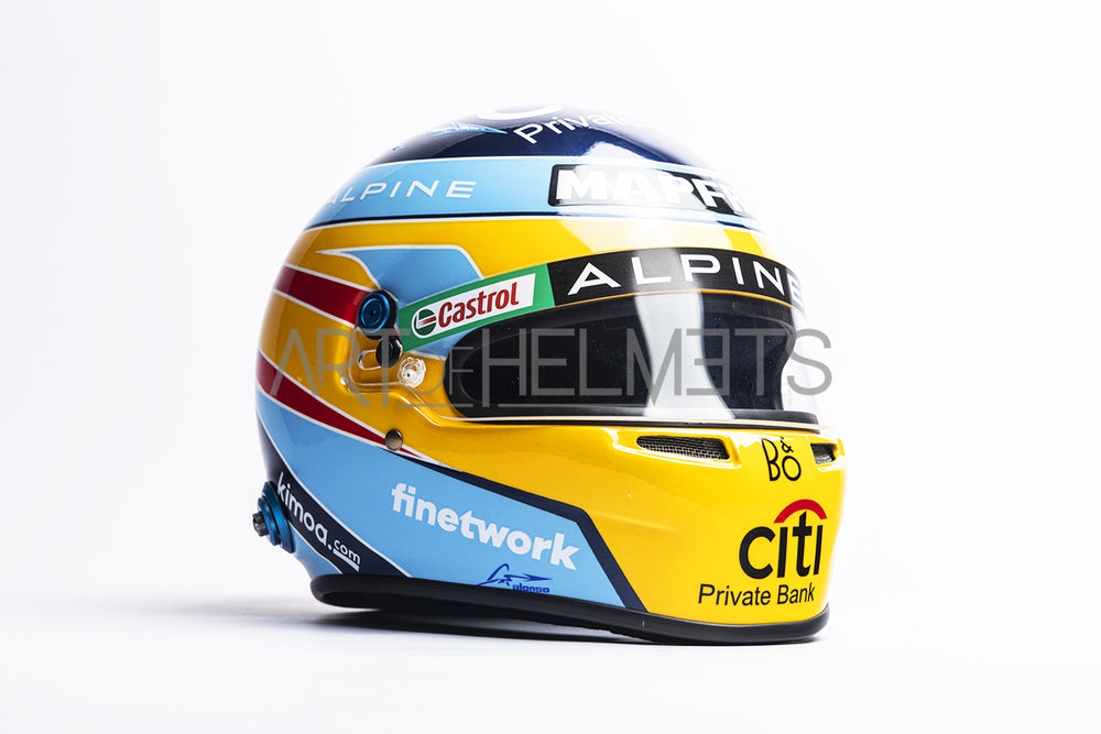 Fernando Alonso 2021 F1 Full-Size 1:1 Replica Helmet