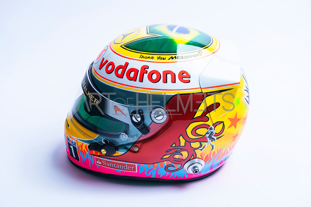 Lewis Hamilton 2012 Brazilian GP Full-Size 1:1 Replica Helmet