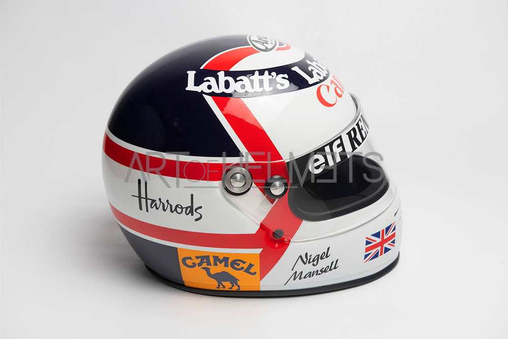 Nigel Mansell 1992 Champion du monde de F1 Casque réplique taille réelle 1:1