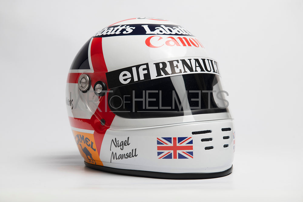 Nigel Mansell 1992 Champion du monde de F1 Casque réplique taille réelle 1:1