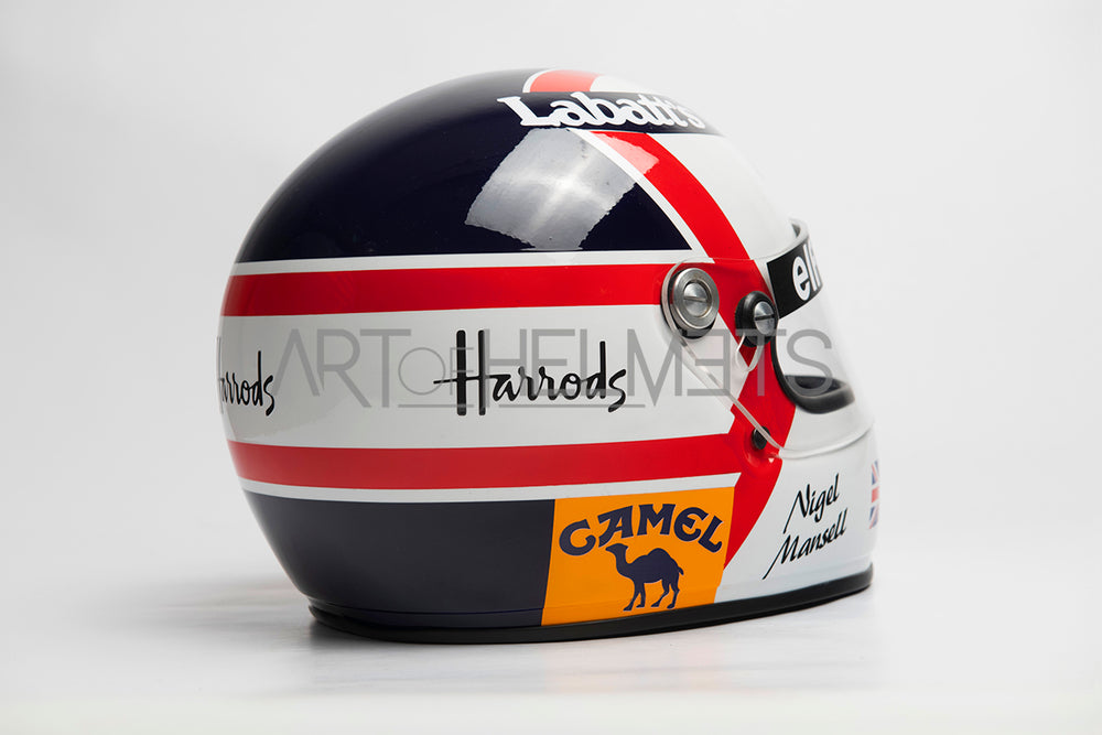 Nigel Mansell 1992 Champion du monde de F1 Casque réplique taille réelle 1:1