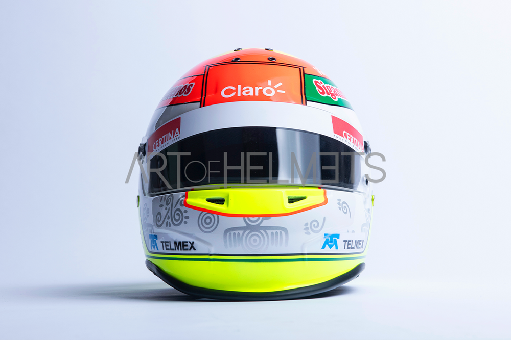 Sergio Perez 2012 F1 Monaco Grand Prix "Chespirito" Full-Size 1:1 Replica Helmet