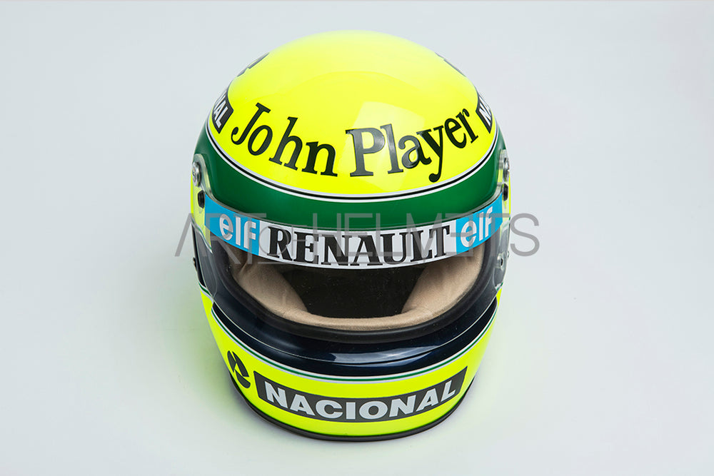 Ayrton Senna 1985 & 1986 F1 Full-Size 1:1 Replica Helmet