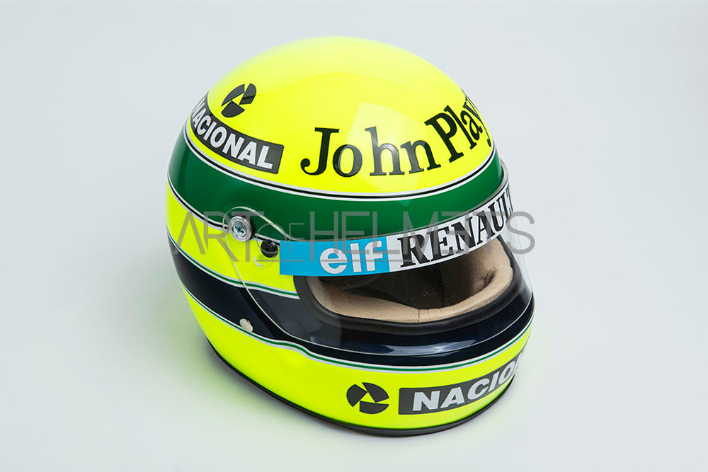 Ayrton Senna 1985 & 1986 F1 Full-Size 1:1 Replica Helmet