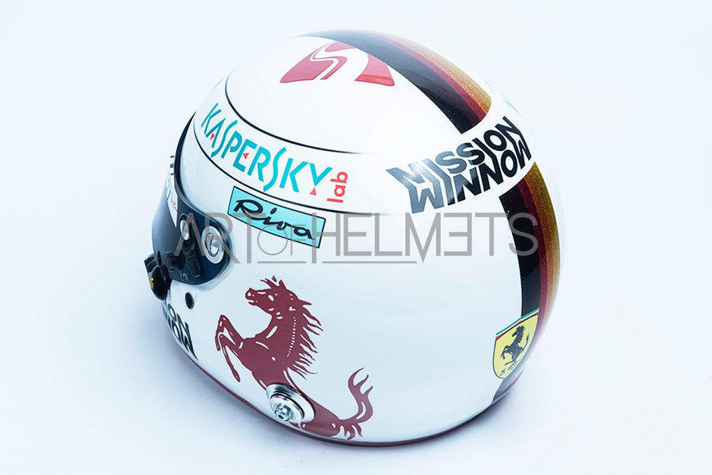 Sebastian Vettel Grand Prix du Brésil 2019 Casque réplique 1:1