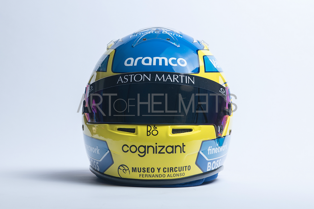 Fernando Alonso 2024 F1 Full-Size 1:1 Replica Helmet