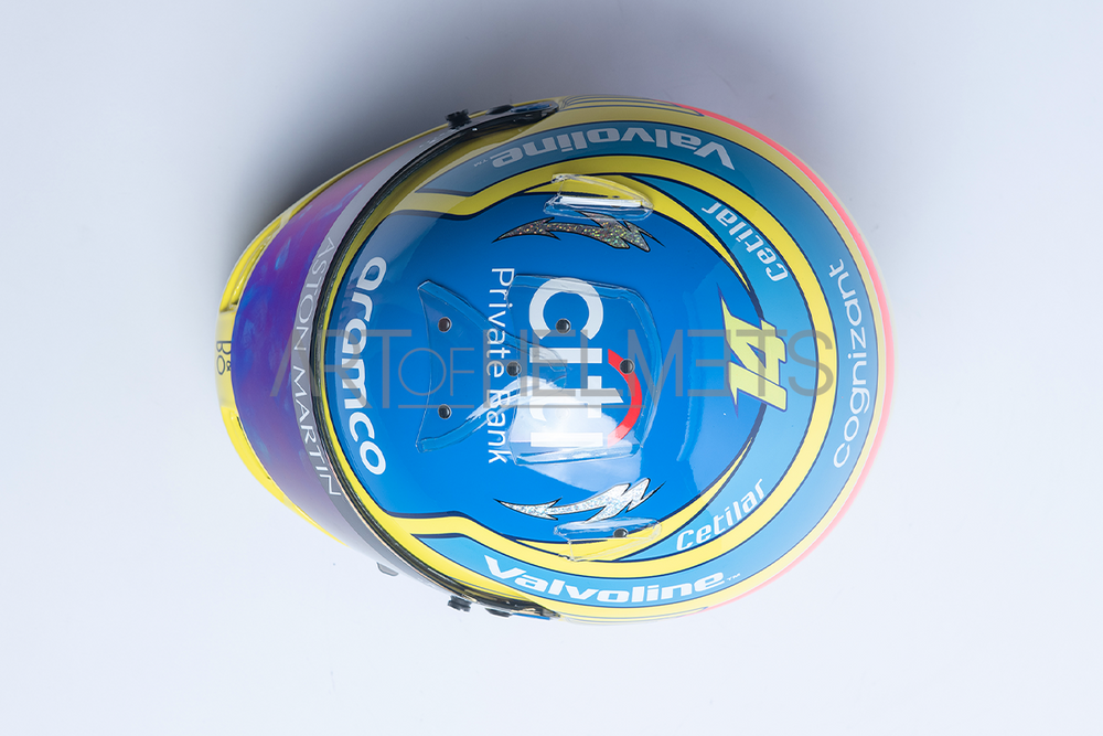 Fernando Alonso 2024 F1 Full-Size 1:1 Replica Helmet