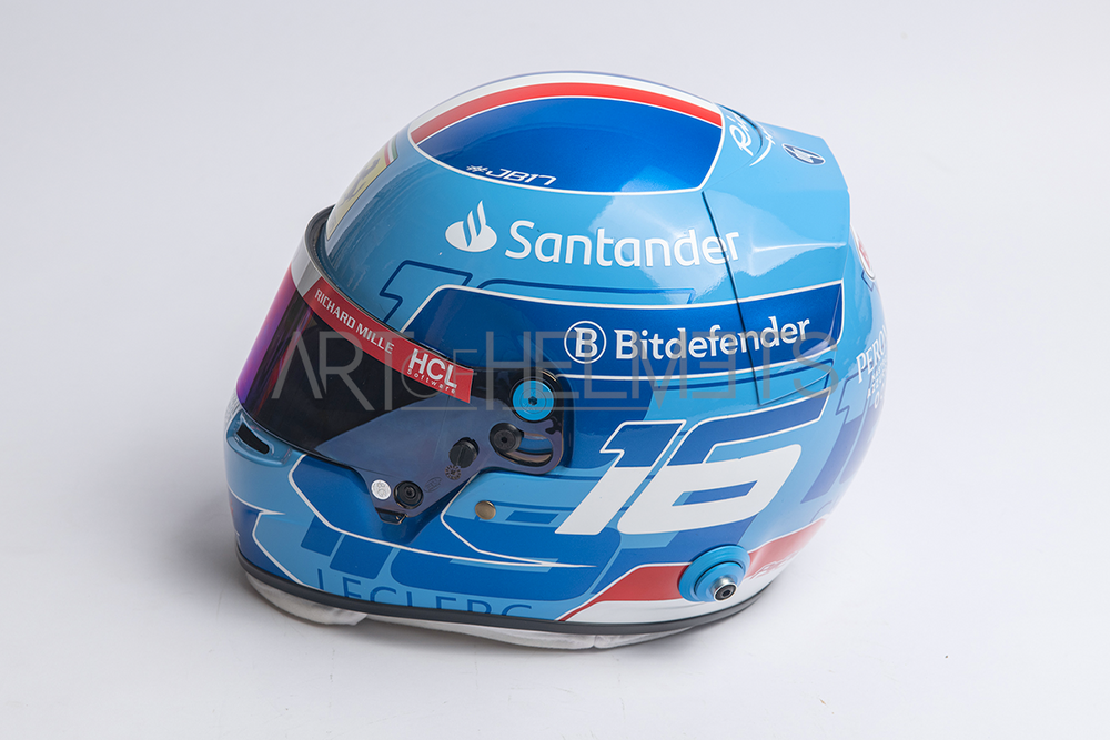 Charles Leclerc 2024 Miami Grand Prix F1 Full-Size 1:1 Replica Helmet (Original Visor)