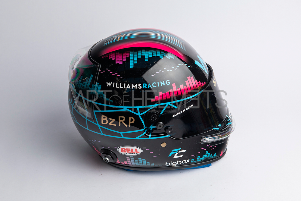 Franco Colapinto 2024 F2 "CLPNT x BZRP" Full-Size 1:1 Replica Helmet