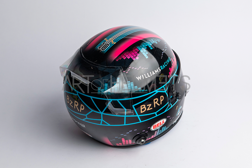 Franco Colapinto 2024 F2 "CLPNT x BZRP" Full-Size 1:1 Replica Helmet