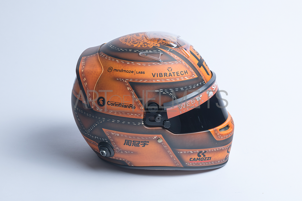 Zhou Guanyu 2023 F1 Austin Grand Prix Full-Size 1:1 Replica Helmet