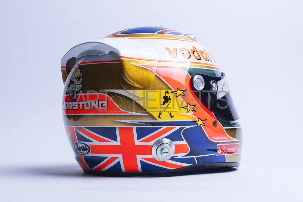 Lewis Hamilton 2012 Silverstone GP Full-Size 1:1 Replica Helmet