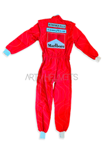 Niki Lauda 1975 F1 Race Embroidered Suit Replica