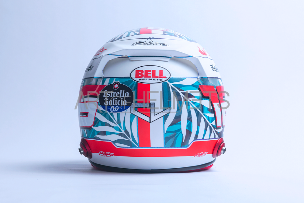 Charles Leclerc 2023 Miami Grand Prix F1 Full-Size 1:1 Replica Helmet