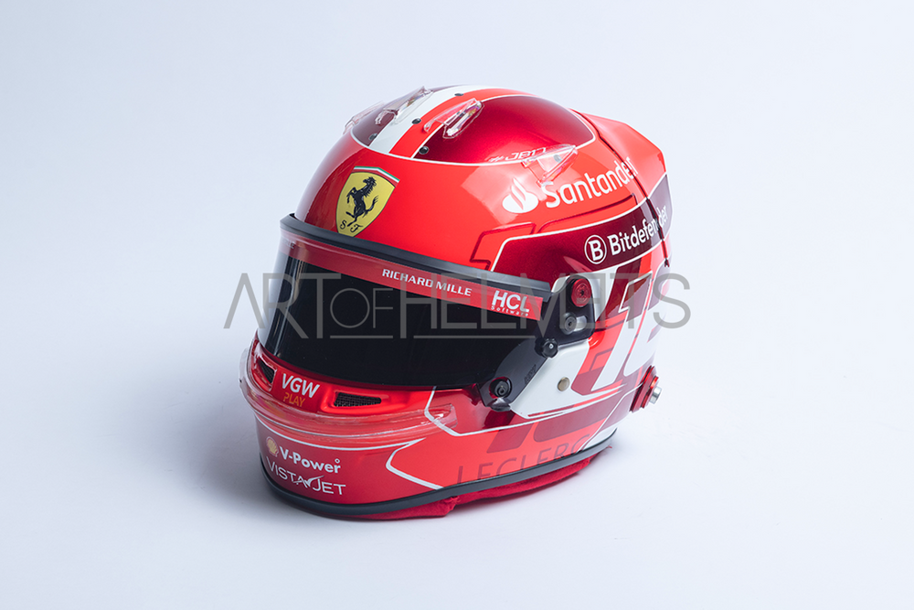 Charles Leclerc 2024 F1 Full-Size 1:1 Replica Helmet