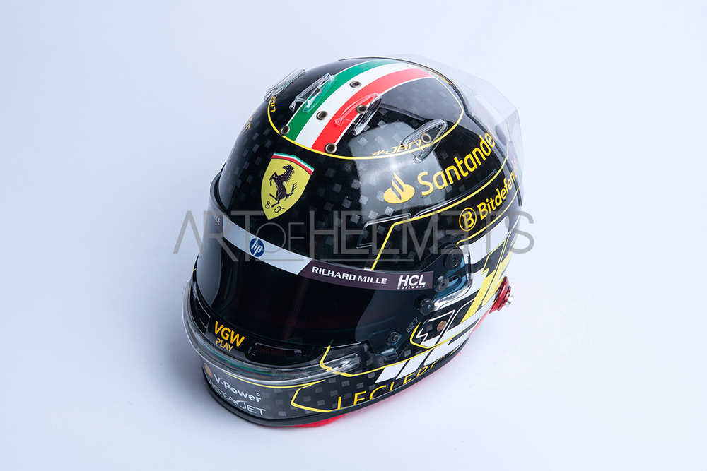 Charles Leclerc 2024 Monza Grand Prix F1 Full-Size 1:1 Replica Helmet