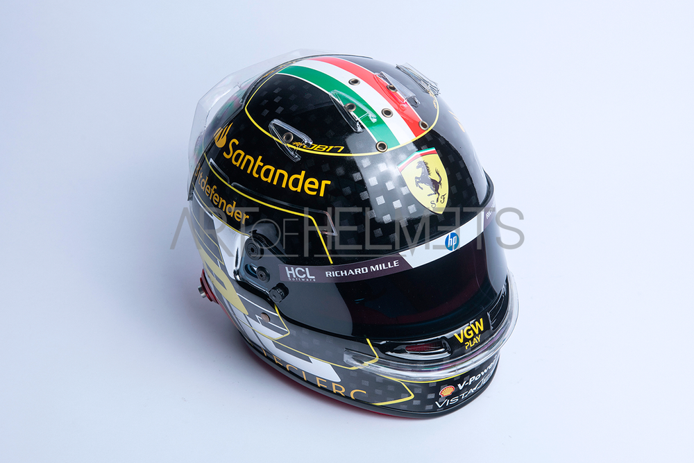 Charles Leclerc 2024 Monza Grand Prix F1 Full-Size 1:1 Replica Helmet