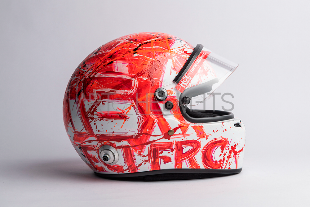 Charles Leclerc 2024 Winner Monaco Grand Prix Helmet - Hand Painted by Daniela Montesano