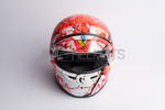 Charles Leclerc 2024 Winner Monaco Grand Prix Helmet - Hand Painted by Daniela Montesano