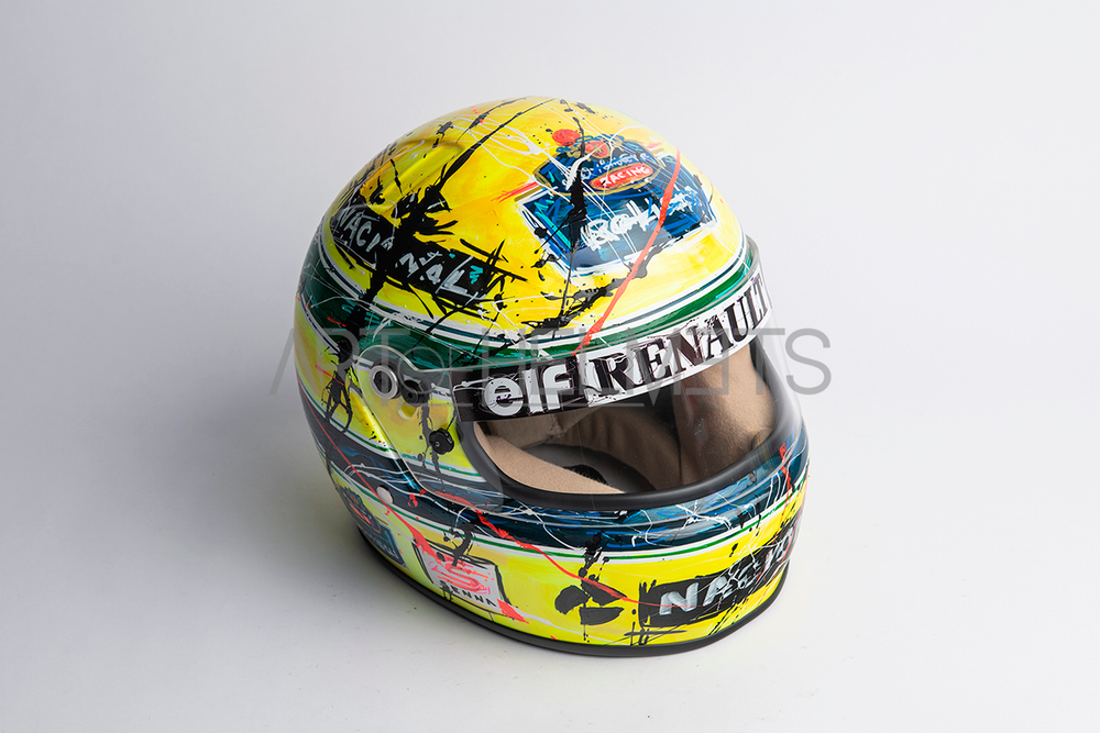 Ayrton Senna 1994 Art Custom Full-Size 1:1 Replica Helmet by Montesano