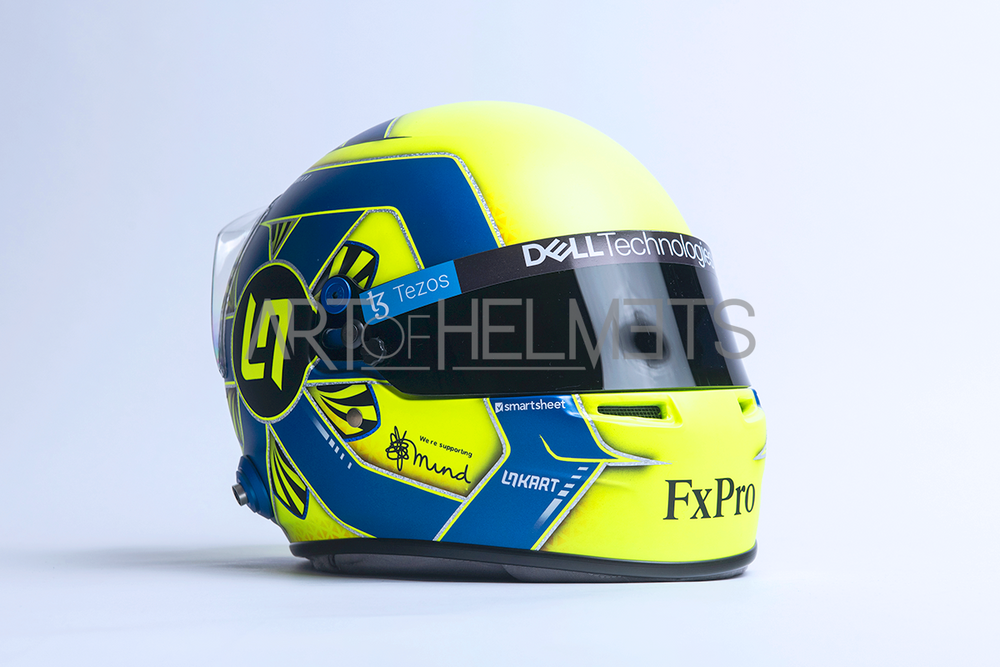 Lando Norris 2022 F1 Full-Size 1:1 Replica Helmet