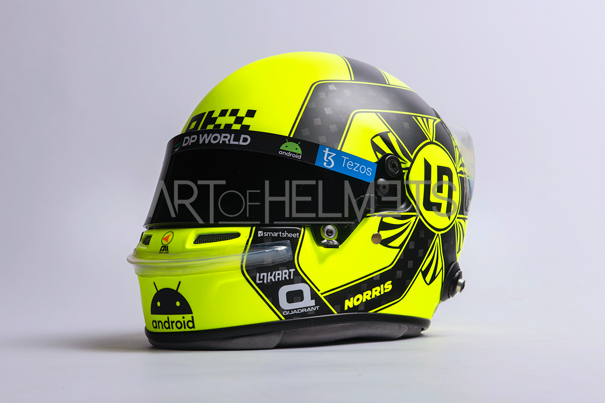 Lando Norris Portachiavi 2022 Formula 1 Casco Smalto Portachiavi F1 McLaren  Regali -  Italia