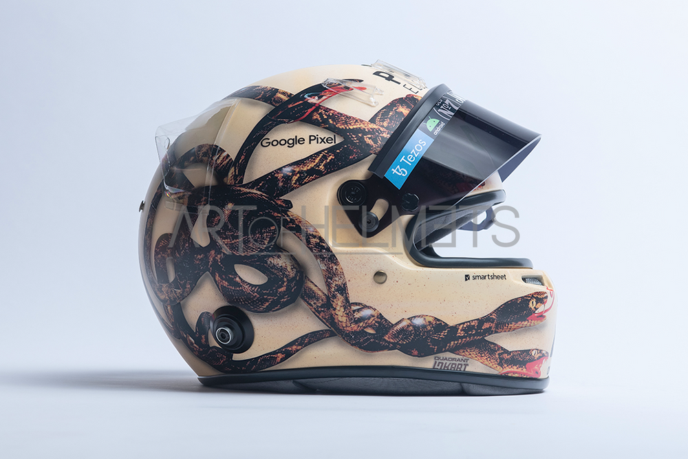 Lando Norris 2023 Las Vegas GP F1 Full-Size 1:1 Replica Helmet