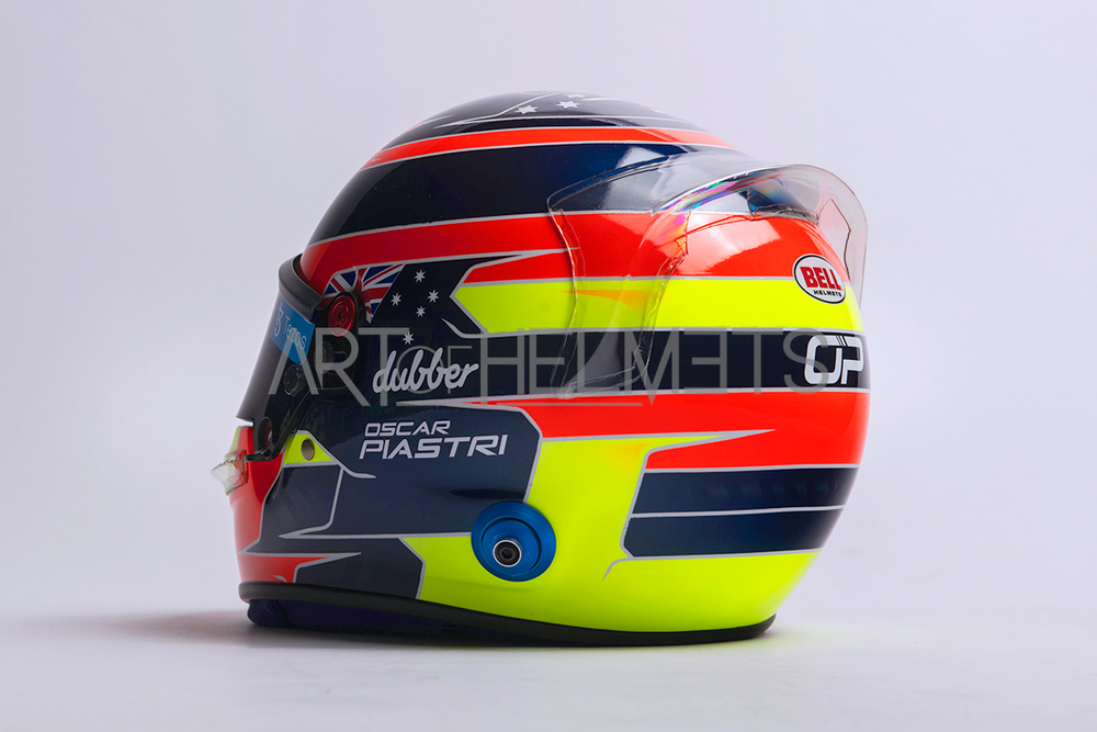 Oscar Piastri 2023 F1 Full-Size 1:1 Replica Helmet