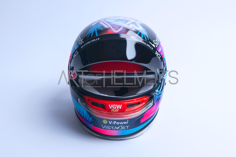 Carlos Sainz 2023 Miami Grand Prix F1 Full-Size 1:1 Replica Helmet