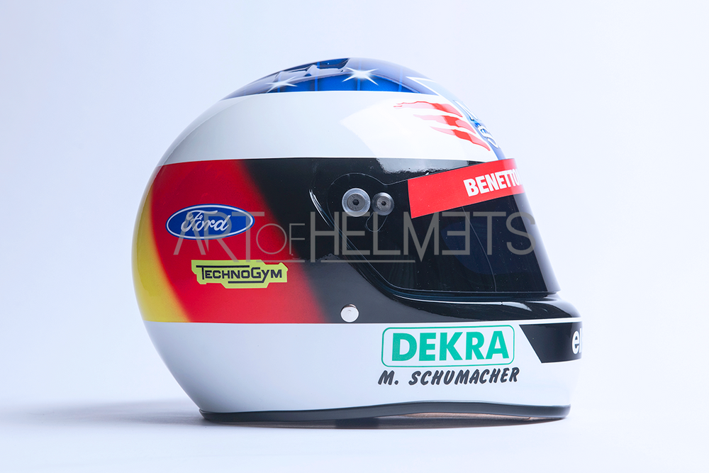 Michael Schumacher 1994 F1 Full-Size 1:1 Replica Helmet