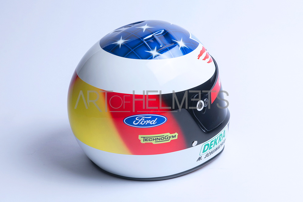 Michael Schumacher 1994 F1 Full-Size 1:1 Replica Helmet