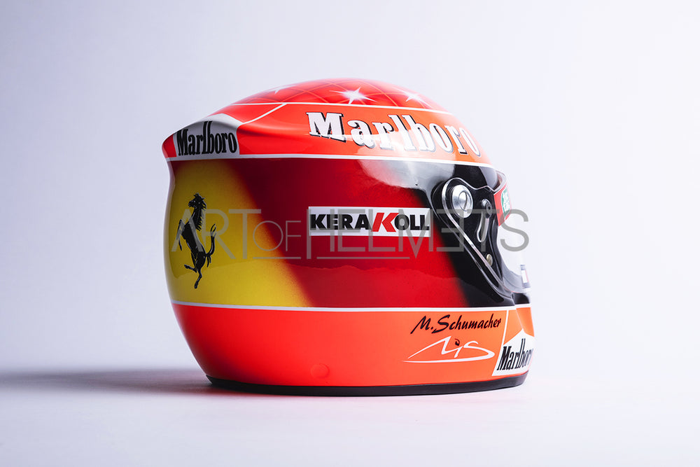 Michael Schumacher 2001 Full-Size 1:1 Replica Helmet