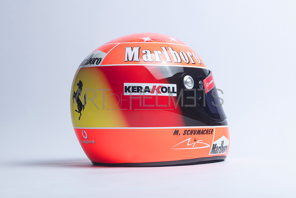 Michael Schumacher 2002 Full-Size 1:1 Replica Helmet