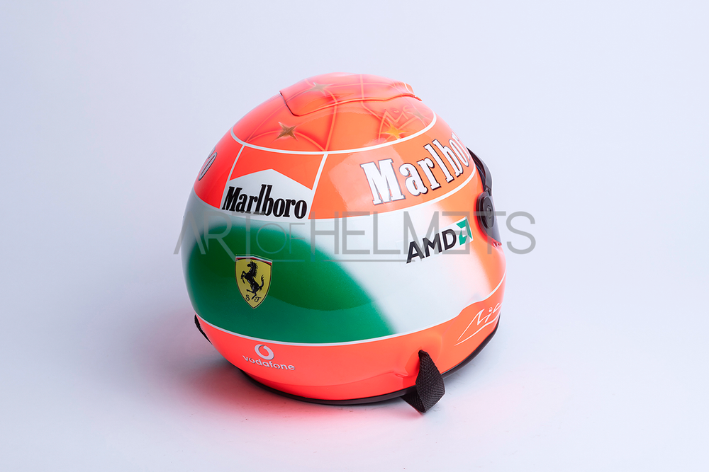 Michael Schumacher 2004 F1 Monza GP Full-Size 1:1 Replica Helmet